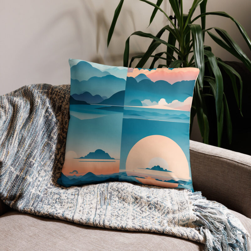 Refresh Your Comfort Zone - Basic Pillow Bliss! - Iglecreations: Serene Coastline Horizons