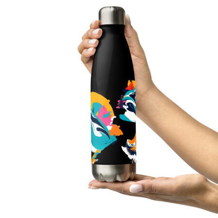 stainless steel water bottle black 17 oz right 656712177c80f