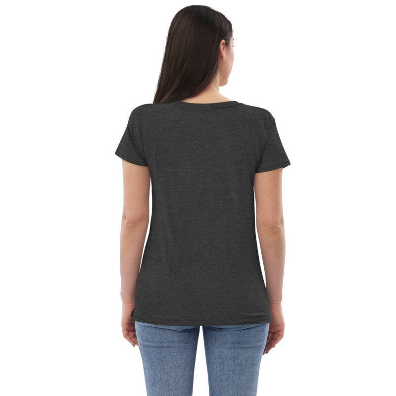 womens recycled v neck t shirt charcoal heather back 6551001a22797