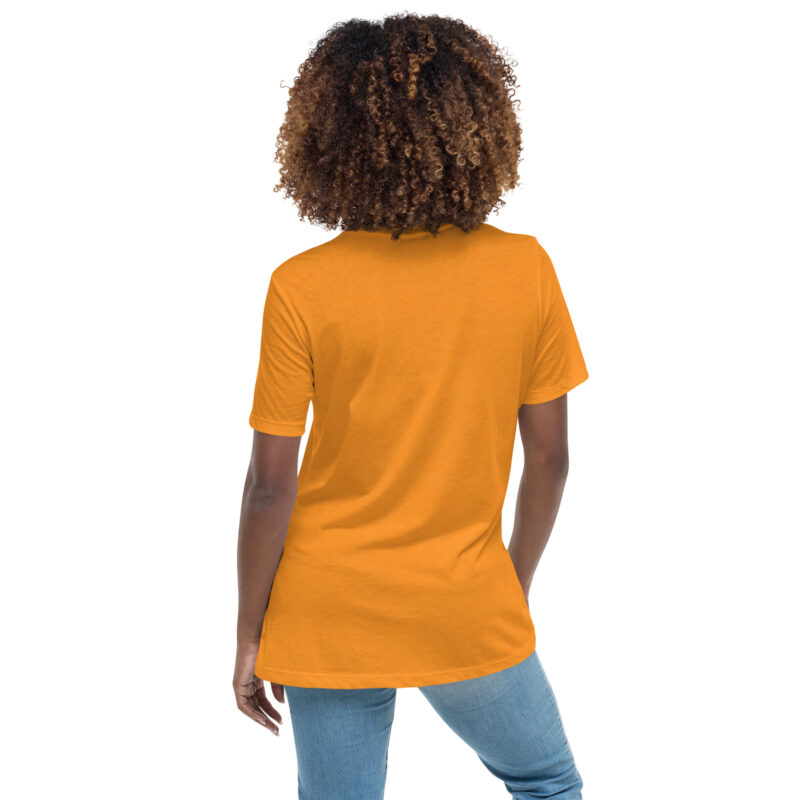 womens relaxed t shirt heather marmalade back 6550b70915070