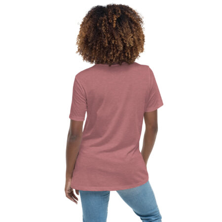 womens relaxed t shirt heather mauve back 6550b70914579