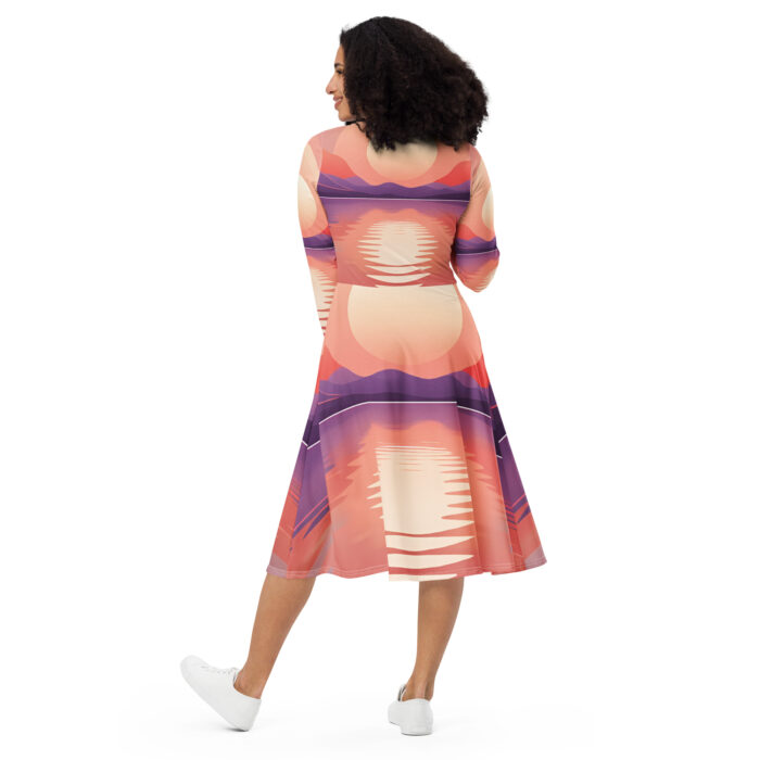 Vestido Midi Sostenible: Estilo, Comodidad y Conexión Natural