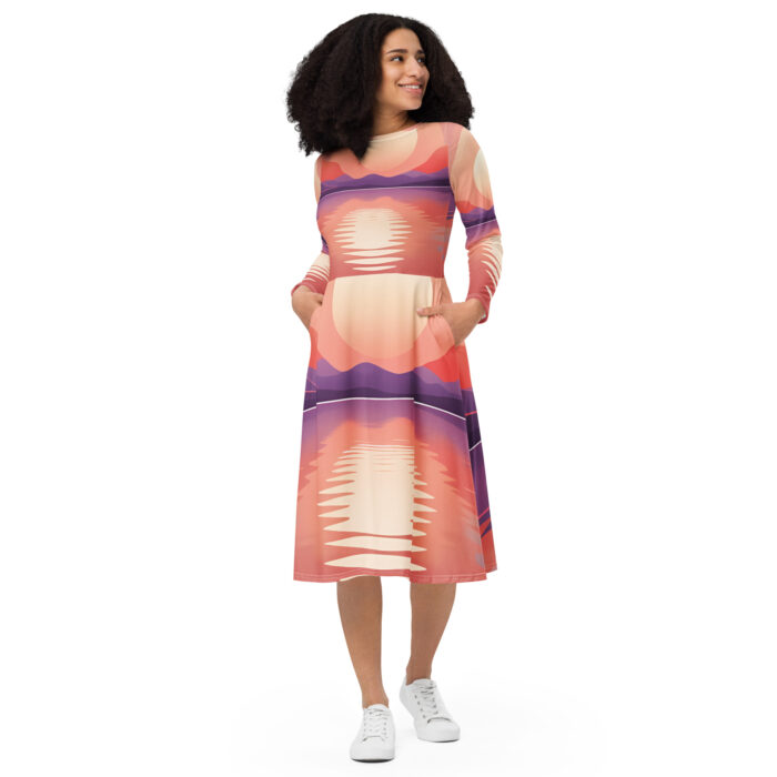 Vestido Midi Sostenible: Estilo, Comodidad y Conexión Natural