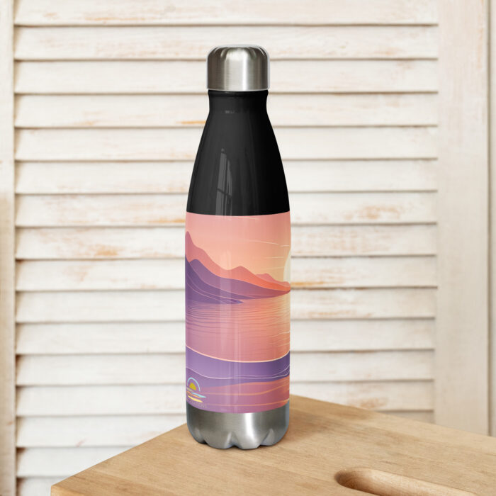 Botella Minimalista de Acero Inoxidable: Hidratación con Estilo y Calma Natural
