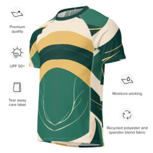 All-over print men’s rash guard